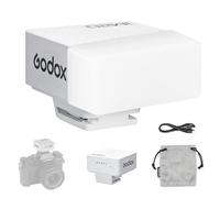 Godox iM20 Mini Flash de Cámara Camera Flash Blanco 470 mAh 440 Flashes de Máxima Potencia 3sTiempos de Reciclaje 5 Niveles de Potencia Manual para Sony Zve10 Zv1 Sony A7III Ricoh Gr3 Fujifilm F1