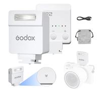Godox iM22 Mini Flash 5 Niveles de Potencia 440 Full-Power IM 22 Pequeños Flashes Speedlite para Canon/Fuji/Sony zve10/Sony zv1/Nikon/Panasonic Olympus Pentax/3S Reciclaje (Godox iM22 Blanco)