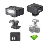 Godox iM30 con elevador de zapata Mini flash, tiempo de recarga ≈3,6 s, GN ≈15, para Canon, Fuji, Sony, Nikon, Panasonic, Olympus, Pentax y otras cámaras SLR con zapata de contacto único (sin batería)