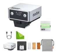 Godox iT20 C Mini Flash para Canon, Iluminación TTL automática, Reciclaje rápido 1.5s, 700 Disparos, filtros magnéticos, Compatible con R5 Mark II, R6 Mark II, R8, RP, R10, R100, R5, R7, R6(Plata)