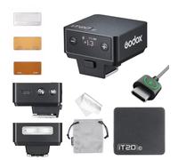 Godox iT20 C Mini Flash TTL para Canon, 45 g, Batería Recargable USB-C | Aprox. 700 destellos a plena potencia, reciclaje de 1,5 s, modos TTL y manual, control en pasos de 1/3 y pantalla de ajustes