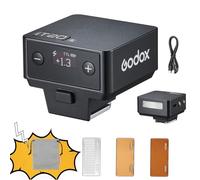 Godox iT20 F TTL - Flash de cámara Speedlight 700 tiempo de flash, 1.5s de tiempo de reciclaje con filtros magnéticos de color para cámaras Fuji (negro, F)