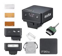 Godox iT20 N Mini Flash TTL para Nikon, 45 g, Batería Recargable USB-C | Aprox. 700 destellos a plena potencia, reciclaje de 1,5 s, modos TTL y manual, control en pasos de 1/3 y pantalla de ajustes