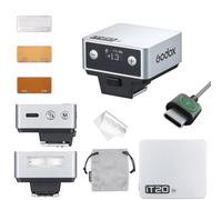 Godox iT20 N Mini Flash TTL para Nikon, 45 g, Batería Recargable USB-C | Aprox. 700 destellos a plena potencia, reciclaje de 1,5 s, modos TTL y manual, control en pasos de 1/3 y pantalla de ajustes