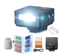 Godox IT20 R IT20R para Ricoh GR III, IIIX, IIIX HDF, GODOX IT20 Mini TTL Flash con accesorio magnético MA01 para Ricoh GR3, 3X, 3X HDF, 700+ Pops, reciclaje 1.5S, carga USB-C, filtro de color