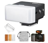Godox iT20 R Mini Flash TTL para Ricoh GR III, GR IIIx con Difusor | Aprox. 700 destellos a plena potencia, reciclaje de 1,5 s, modos TTL y manual, control en pasos de 1/3 y pantalla de ajustes