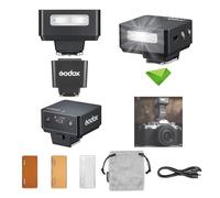 Godox iT20 S iT20-S con Zapata, Flash TTL para Sony, Flash de máxima Potencia de 700 W, Recarga de 1,5 s, batería de Litio integrada, Mini Flash (sin HSS, Negro)