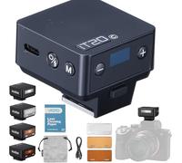 Godox iT20C iT20-C Mini Flash,Bolsillo Flash de Pantalla Intuitiva | Soporta TTL Automático Parpadeo/M Parpadeo Manual,700 Destellos a Potencia Máxima,Batería de Litio Para Canon Cámara(Negro)