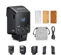 GODOX iT22F TTL Flash 1/8000s HSS 700 flash a plena potencia 1,5 s tiempo de recarga cámara Speedlite con difusores magnéticos y filtros de color para cámaras Fujifilm (negro)