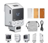 GODOX iT22S TTL Flash 1/8000s HSS 700 Flash a plena potencia, tiempo de recarga de 1,5 s, cámara Speedlite con difusores magnéticos y filtros de color para cámaras Sony (plata)