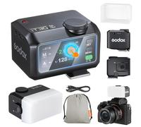 Godox iT30Pro-L iT30Pro L Mini Flash para Cámara con difusor Blanco Compatible con Speedlite560 Modo Maestro y Receptor Inalámbricos TTL 2.4 GHz y Pantalla Táctil para Cámaras DSLR de Leica (Negro)