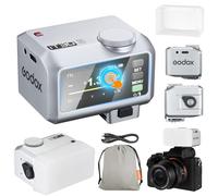 Godox iT30Pro-O iT30Pro O Mini Flash de Cámara con Difusor Blanco Speedlite Camera Flash 560 Flashes A Toda Potencia 2.4G Wireless Master & Receiver TTL 1/8000s para Olympus Panasonic DSLR(Plata)