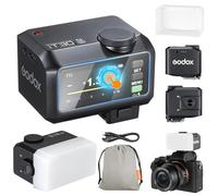 Godox iT30Pro-O iT30Pro O Mini Flash de Cámara con Difusor Blanco Speedlite Camera Flash 560 Flashes A Toda Potencia 2.4G Wireless Master & Receiver TTL 1/8000s para Olympus Panasonic DSLR(Negro)