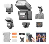 Godox IT32 TTL Flash + X5S para cámaras Sony, Flash con Pantalla táctil, inalámbrico 2.4G, GN18, Tiempo de Reciclaje de 1.5 s, Interfaz magnética, Flash con Encendido/Apagado.