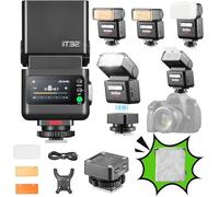Godox iT32 TTL Mini Flash con Disparador X5C para Canon R3 R5 R5C R6ll R7