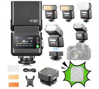 Godox iT32 TTL Mini Flash con Disparador X5F para Fujifilm, 2.4GHz HSS 1/8000s, Zapata Caliente Magnética, Compatible con Fuji X100VI X-E5 XT5 X100V XS20 XS10 XT30II X100VI XM5 GFX50S GFX50R X-T4 X-T3
