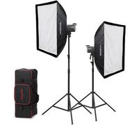 Godox Kit 2 x Litemons Luz LED Bicolor + accesorios LA200Bi-K2