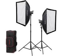 Godox Kit 2 x Luz LED Litemons Daylight + accesorios LA150D-K2