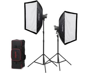 Godox Kit 2 x Luz LED Litemons Daylight + accesorios LA150D-K2