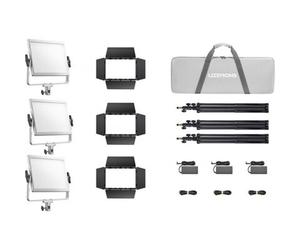 Godox Kit 3 x Litemons LP1200R + Accesorios LP1200R-K3