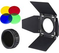 Godox Kit Barndoor BD-10 para AD300Pro – nido de abeja y filtros