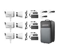 Godox Kit de 3 luces de vídeo LED RGB Litemons LA150R