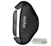 Godox Kit de bolsa Softbox de 80 cm x 80 cm | Flash para cámara de fotografía de estudio, compatible con soporte Bowens Elinchrom (32 x 32 pulgadas)