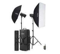 Godox Kit de flash de estudio (2x QT600IIIM + accesorios)