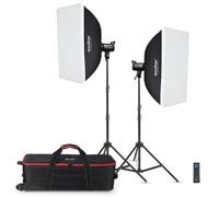 Godox Kit SL100D - Kit de luz LED diurna (2xSL100D + accesorios)