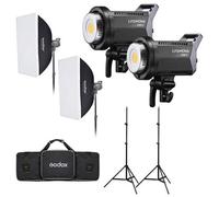 Godox LA200D - Kit 2 x Litemons luz diurna LED con accesorios