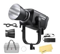 Godox LA600Bi Luz de Video LED COB Bicolor con Bolsa de Transporte, Lámpara LED de Luz Continua con Montura Bowens de 600 W, CCT de 2800K-6500K, con 11 Efectos FX, para Grabación de Video, Color Negro