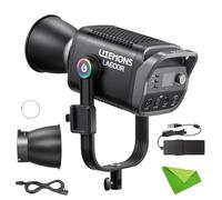 GODOX LA600R LA600 R Luz Video LED RGB a Todo Color,Lámpara de Luz Continua LED de 600W con Montura Bowens,CCT de 1800K-10000K,CRI/TLCI de 95+,para Grabación de Transmisión en Vivo y Video,Color Negro