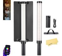 GODOX LC500 Mini LC500Mini Luz de Vídeo RGB de 20W Iluminación Portátil,Barra de Luz LED de 2500-8500K con Visera,CRI95+ TLCI96+,11 Efectos de Iluminación,Regulable 0-100%,Control Mediante Aplicación