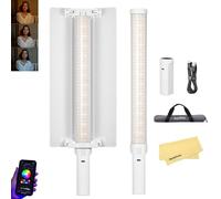 GODOX LC500 Mini LC500Mini Luz de Vídeo RGB de 20W Iluminación Portátil,Barra de Luz LED de 2500-8500K con Visera,CRI95+ TLCI96+,Regulable 0-100%,11 Efectos de Iluminación,Control Mediante Aplicación