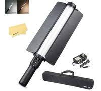 GODOX LC500 Varita de Luz LED Portátil de 18W para Vídeo,Luz LED de 3300-5600K con Aletas,CRI 95+ TLCI 95+,Bicolor,Regulable del 10 al 100%,516 LED con Temperatura de Color fría y Cálida para Directo