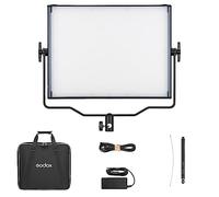 Godox LDX100Bi Max.120W Luz de video LED, panel de luz bicolor 2800K-6500K con luz de soporte en U para estudio, iluminación de video de YouTube, CRI≥96 TLCI≥96 11 FX tipo 2.4G inalámbrico incorporado