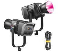 Godox LE600R 620W RGB LED Videolleuchte 1800K-10000K CRI96 | 14 efectos FX, control de aplicación, soporte Bowens, modos HSI/RGBW/GEL, carcasa de metal