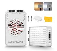 Godox Litemons C30Bi LED Panel de Luz, Bi-Color Portátil Luz Continua para Cámara 2800K-6500K con Batería, Luz LED Fotográfica para Grabación de Vídeo y Streaming en Directo