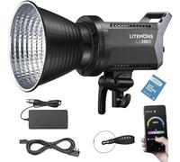 Godox Litemons LA200D LED Video Luz Continua Bicolor Temperatura LED Luz | 5600K CRI 96+ TLCI 97+,101000lux con Bowens Mount y Control App para Livestreaming,Videomaker,Youtuber