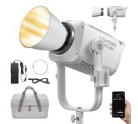 Godox Litemons LA600Bi K1 Luz Continua de Video con Reflector BR30,Vedio Light 600W 212500Lux@1M,2800K-6500K Luz Continua con Montura Plana Bowens y 11 Efectos FX para Streaming en Directo