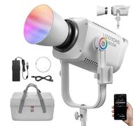 Godox Litemons LA600R K1 RGB LED Luz de Video Light Continua de Video con Reflector BR30,600W 141000Lux@1M Luz de Estudio,1800K-10000K Montaje Bowens Luz Continua con 14 Efectos FX,App Control