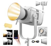 Godox Litemons LE600Bi LE600 Bi Luz Continua LED Video Light 620W 2800K~6500K CCT TLCI/CRI≈98 Control Bluetooth 11 Efectos FX con Montura Bowens Luz de Vídeo para Vlogging,Youtube(Blanco)