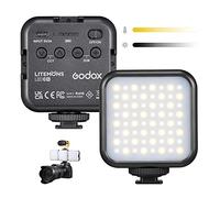 GODOX LITEMONS LED6Bi Lámpara de Video LED Bicolor, luz Bicolor 3200K-6500K CRI 95, Recargable con batería de Litio para filmación, transmisión en Vivo, microfilmación y grabación