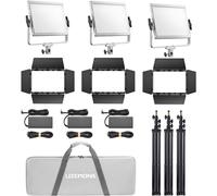 Godox Litemons LP1200Bi Bi color LED Light Panel Kit de 3 luces