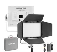 Godox Litemons LP600Bi - Panel de luz LED Bicolor con Control de aplicación, 60 W Studio Photography Lighting W/Barndoor, 2800 K -6500 K, Modos FX, rotación 360°, CRI 96+ TLCI 96+ con Caja de