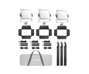Godox Litemons Panel de luz LED Kit de 3 luces LP400R RGB