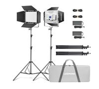 Godox LP400BI Panel de luz de vídeo LED, 36 W, Regulable, Bicolor 2800 K-6500 K, CRI≥96 TLCI≥96, con 11 Modos FX, Soporte de Control por aplicación para Juegos, Zoom de Streaming, fotografía de
