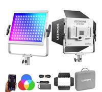 Godox LP400R LP400 RGB LED Panel con App Control, 36W Fotografía LED Video Licht/360° RGB/1800K-10000K/CRI 96+/TLCI 96+/14 FX Modos para Juegos Streaming Youtube Fotografía (1PCS)