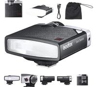 Godox Lux Junior - Flash retro para cámara, 6000 K ± 200 K, modos automáticos y manuales, flash retro con difusor para cámara Sony, Canon, Nikon, Fujifilm Olympus