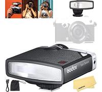 Godox Lux Junior Retro Flash Cámara para Canon Sony Nikon Fujifilm Olympus Cámara,GN12 6000K±200K CCT,Flash Automático y Manual 1/1-1/64 Potencia del Flash,para Cámara Digital y Cámara Película
